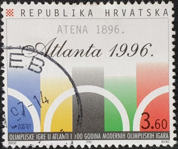 Croatia 1996 "Olympic Games Atlanta" SG455 3k.60 used single stamp