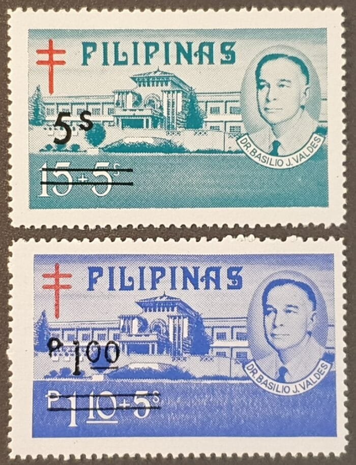 Philippines 1974 "Obligatory Tax" SG1342/3 Set of 2 Lightly Mounted Mint