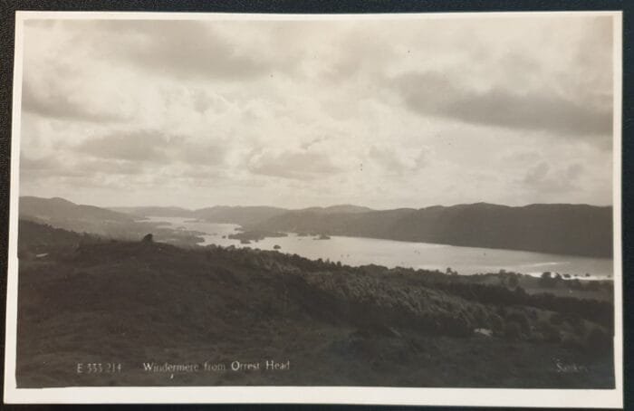 Great Britain Post Card "Windermere from Orrest Head" unused