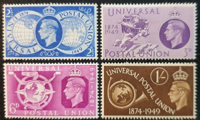 Great Britain King George VI 1949 "75th Anniversary of U.P.U." SG499/502 Mounted Mint Stamps