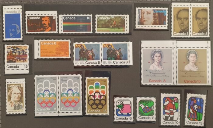 Canada 1973 SG750-767 Year Set MNH