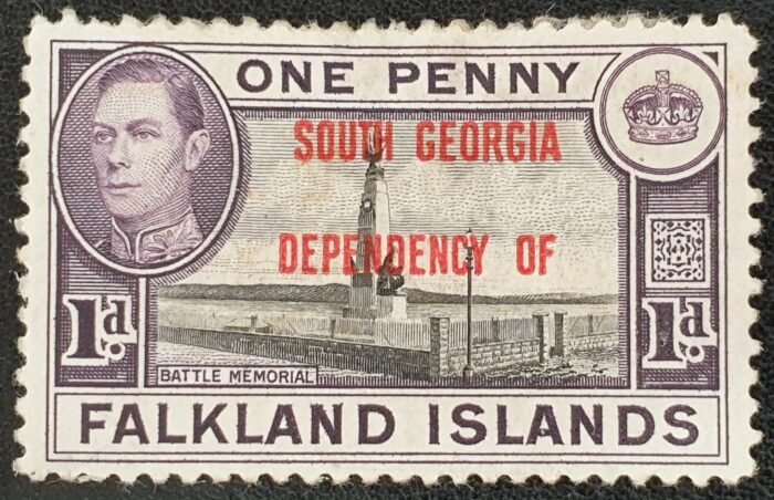 Falkland Island Dependency South Georgia 1938 1d SG Z75 Mounted Mint Single Stamp