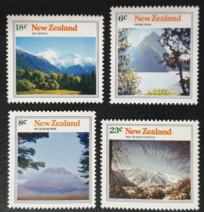 New Zealand 1973 'Mountain Scenery' SG1037/40 Set of 4 LMM