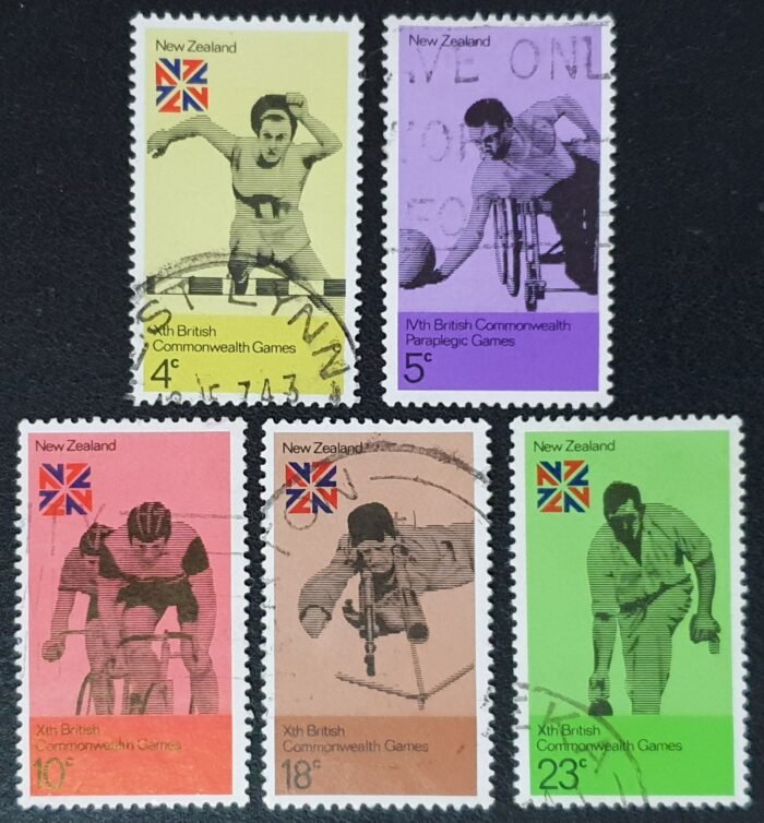 New Zealand 1973 '10th British Commonwealth Games' SG1041/5 Used Stamps