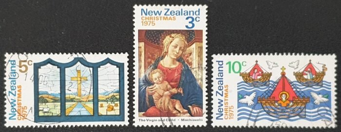 New Zealand 1975 'Christmas' SG1083/5 Set of 3 used stamps