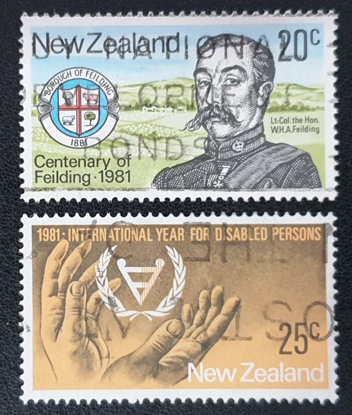 New Zealand 1981 'Commemorations' SG1237/8 Set of 2 used stamps