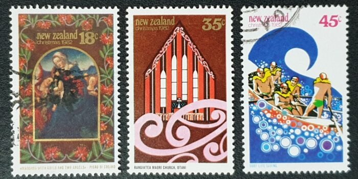 New Zealand 1982 'Christmas' SG1274/6 Set of 3 used stamps