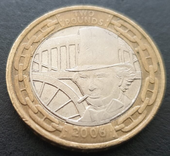 £2 POUND COIN - 2006 - hat ISAMBARD KINGDOM BRUNEL Circulated