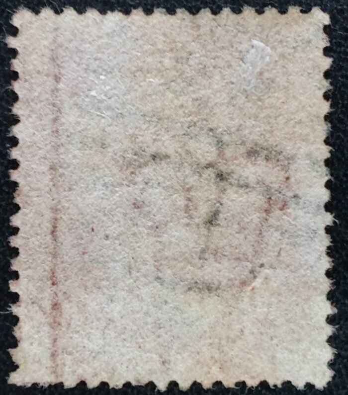 Great Britain Queen Victoria 1864 SG43 1d. red Plate 96 Letters E-L used stamp - Image 2