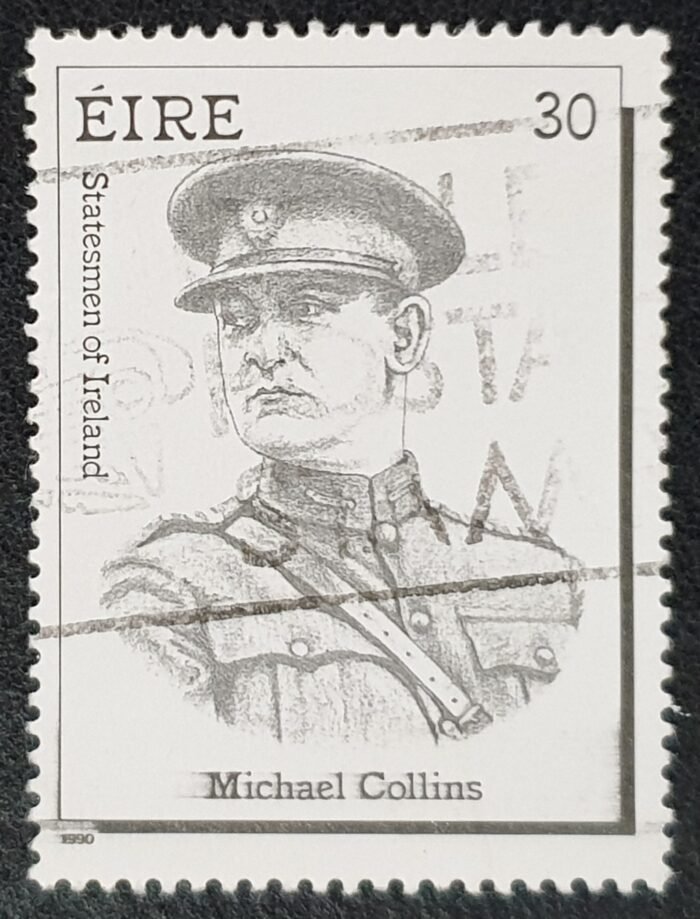 Ireland Eire 1990 'Michael Collins' SG9 30p. black used