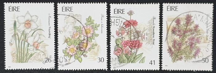 Ireland Eire 1990 'Garden Flowers' SG781/4 used