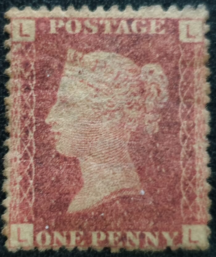 Great Britain Queen Victoria 1864 SG43 1d red Plate 125 L-L Mounted Mint