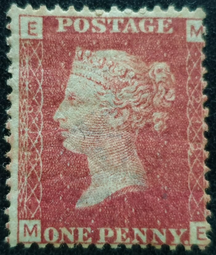 Great Britain Queen Victoria 1864 SG43 1d red Plate 218 M-E Mounted Mint