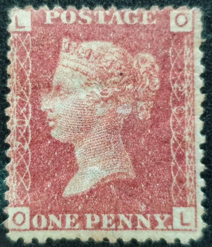 Great Britain Queen Victoria 1864 SG43 1d red Plate 207 Letters O-L Mounted Mint