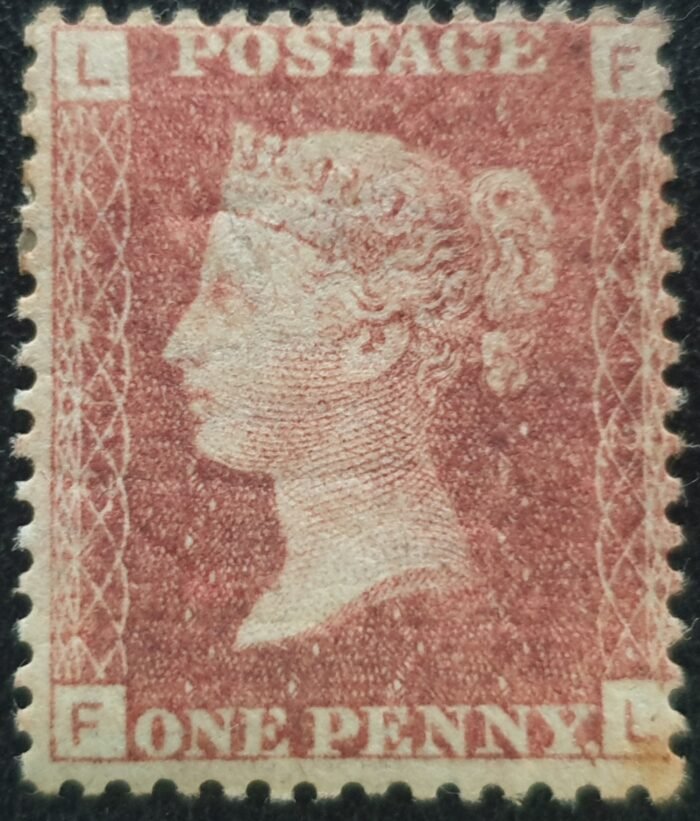 Great Britain Queen Victoria 1864 SG43 1d red Plate 212 F-L Mounted Mint