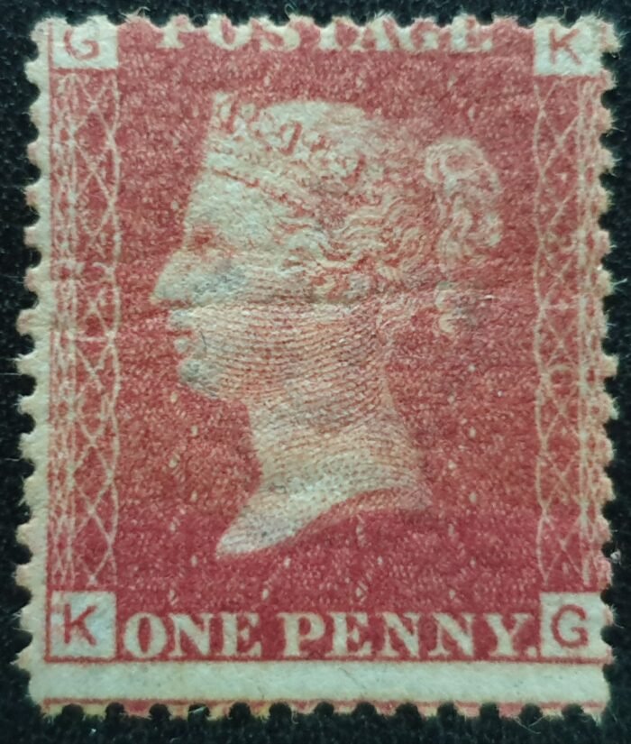 Great Britain Queen Victoria 1864 SG43 1d red Plate 216 K-G MNH