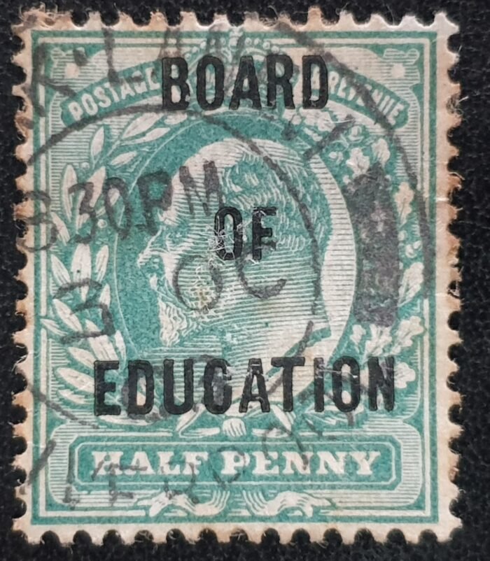 Great Britain King Edward VII SG O83 ½d blue-green USED