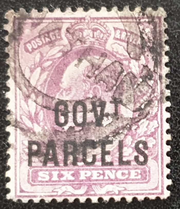 Great Britain King Edward VII SG O76 6d pale dull purple USED