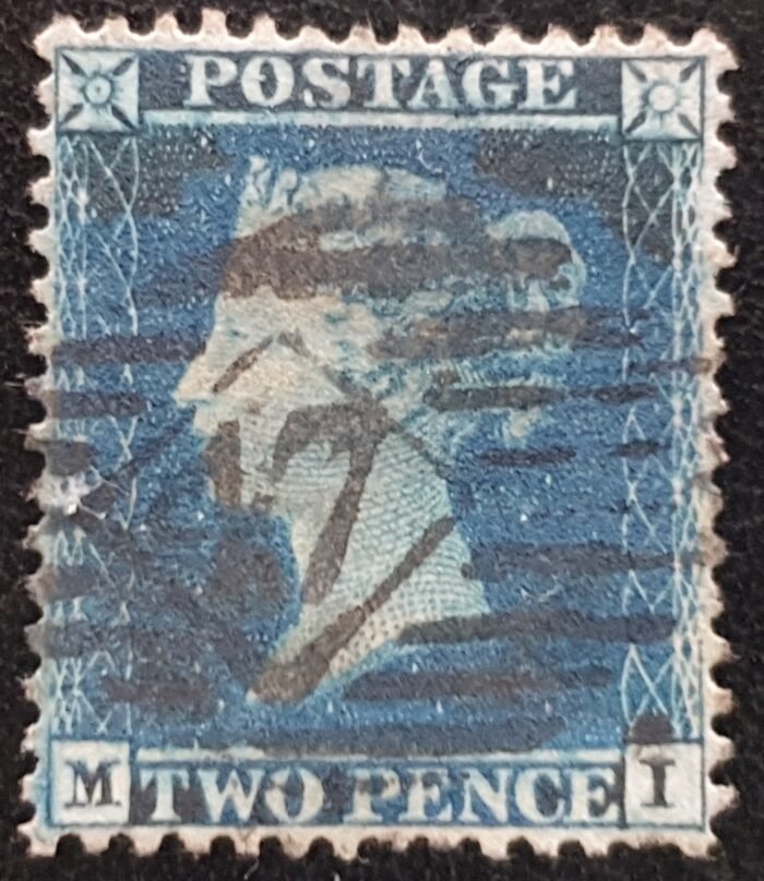 Great Britain Queen Victoria 1885 SG34 2d blue Plate 5 MI LC14 used