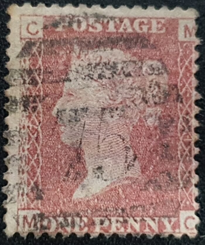 Great Britain Queen Victoria 1864 SG43 1d red Plate 71 MC used