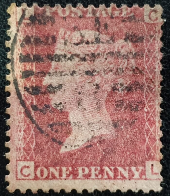 Great Britain Queen Victoria 1864 SG43 1d red Plate 71 CL used