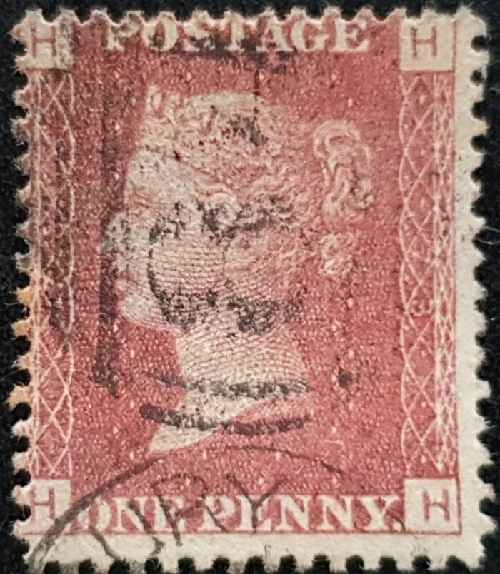 Great Britain Queen Victoria 1864 SG43 1d red Plate 73 HH used