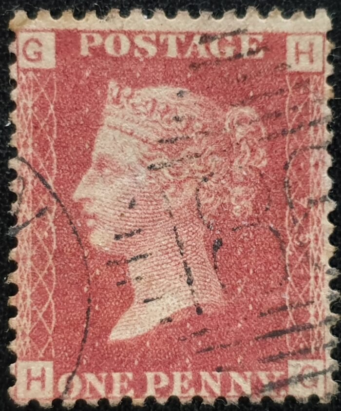 Great Britain Queen Victoria 1864 SG43 1d red Plate 73 HG used