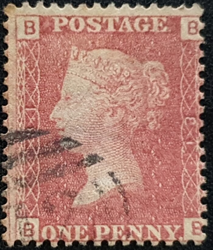 Great Britain Queen Victoria 1864 SG43 1d red Plate 81 BB used