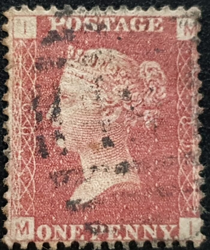 Great Britain Queen Victoria 1864 SG43 1d red Plate 89 MI used