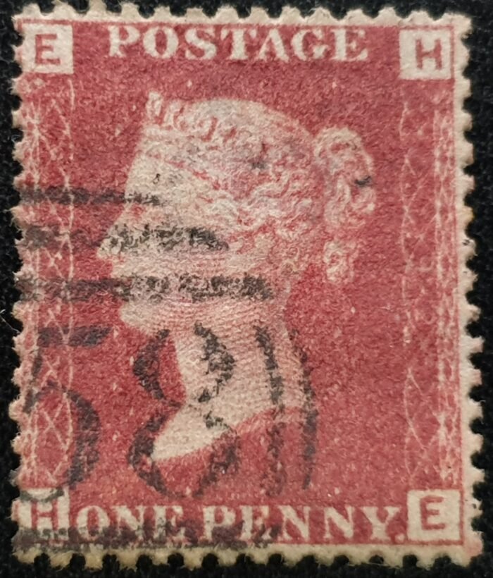 Great Britain Queen Victoria 1864 SG43 1d red Plate 92 HE used