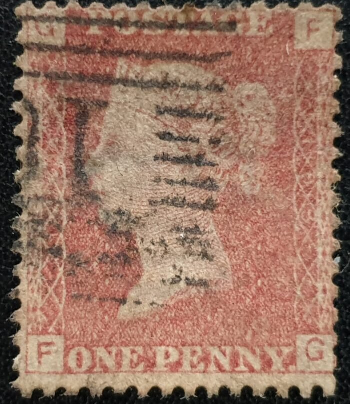 Great Britain Queen Victoria 1864 SG43 1d red Plate 103 FG used