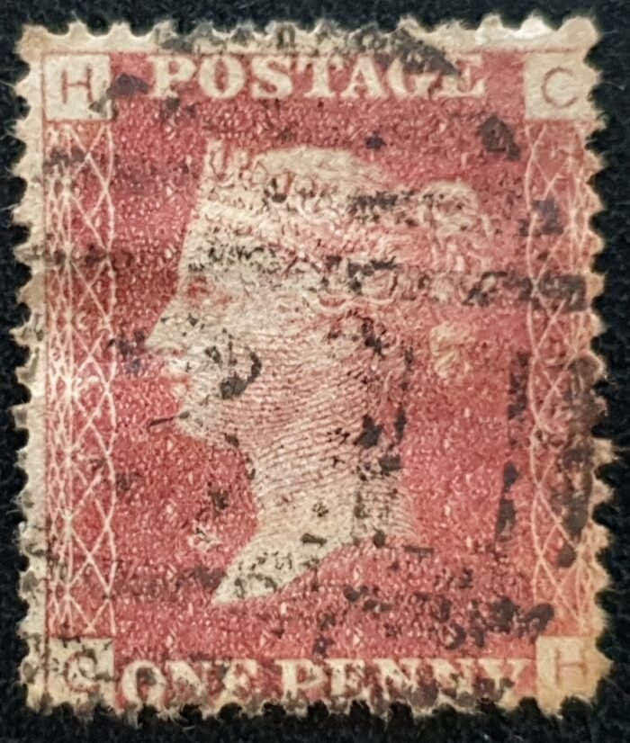 Great Britain Queen Victoria 1864 SG43 1d red Plate 139 CH used