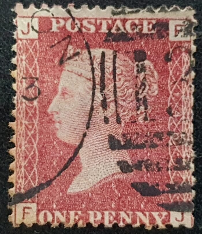 Great Britain Queen Victoria 1864 SG43 1d red Plate 146 FJ used