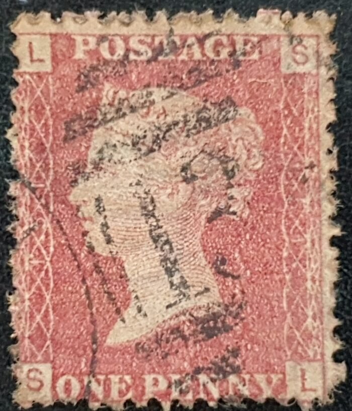 Great Britain Queen Victoria 1864 SG43 1d red Plate 151 SL used