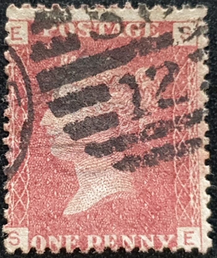 Great Britain Queen Victoria 1864 SG43 1d red Plate 162 SE used