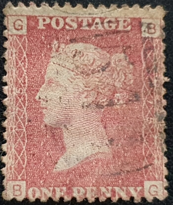 Great Britain Queen Victoria 1864 SG43 1d red Plate 175 BG used