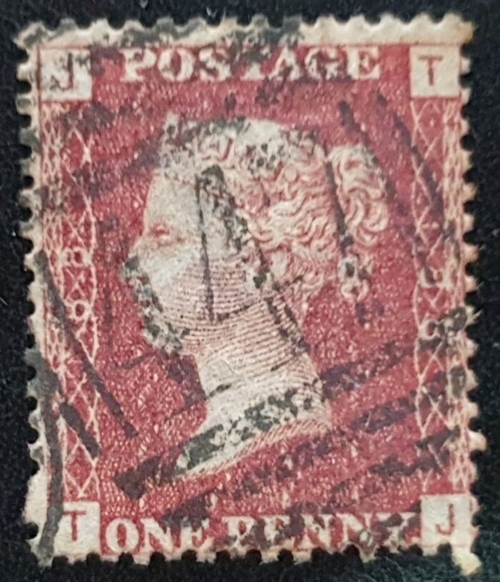 Great Britain Queen Victoria 1864 SG43 1d red Plate 188 TJ used