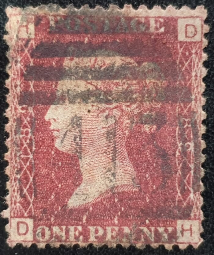 Great Britain Queen Victoria 1864 SG43 1d red Plate 189 DH used