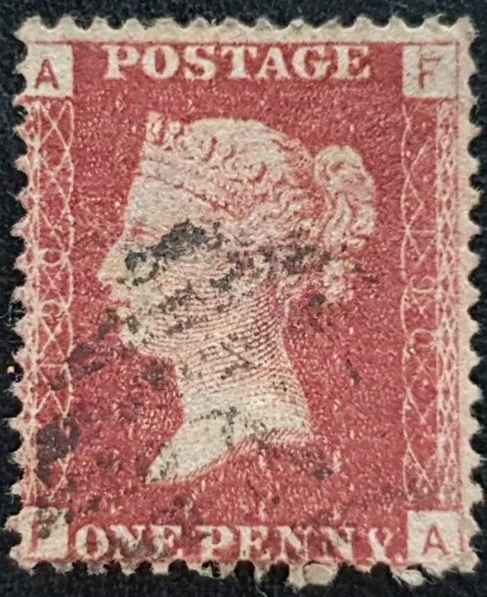 Great Britain Queen Victoria 1864 SG43 1d red Plate 190 FA used