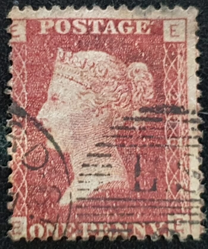 Great Britain Queen Victoria 1864 SG43 1d red Plate 206 EE used