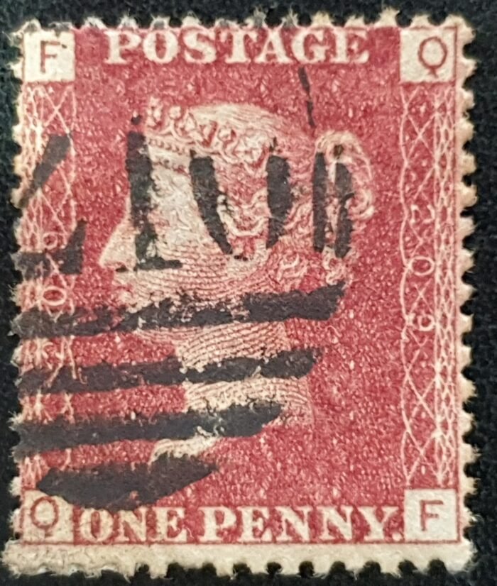 Great Britain Queen Victoria 1864 SG43 1d red Plate 209 QF used