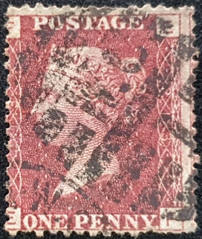 Great Britain Queen Victoria 1864 SG43 1d red Plate 213 EF used