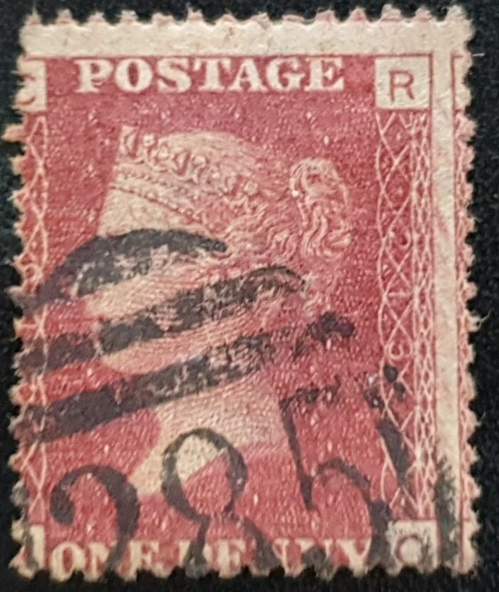 Great Britain Queen Victoria 1864 SG43 1d red Plate 213 RC used