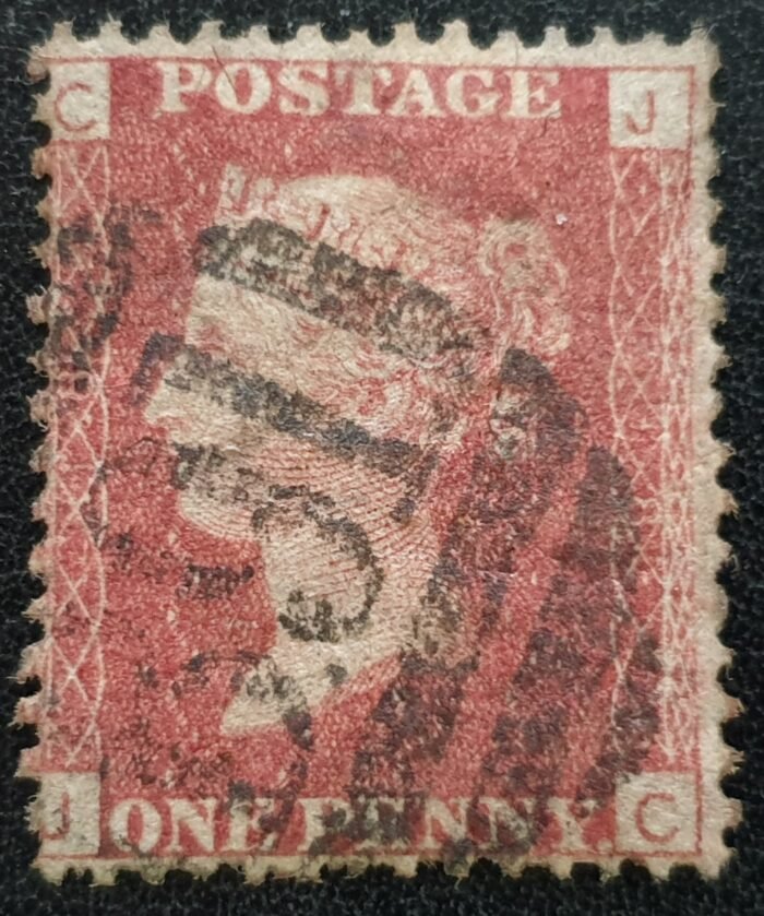 Great Britain Queen Victoria 1864 SG43 1d red Plate 218 JC used