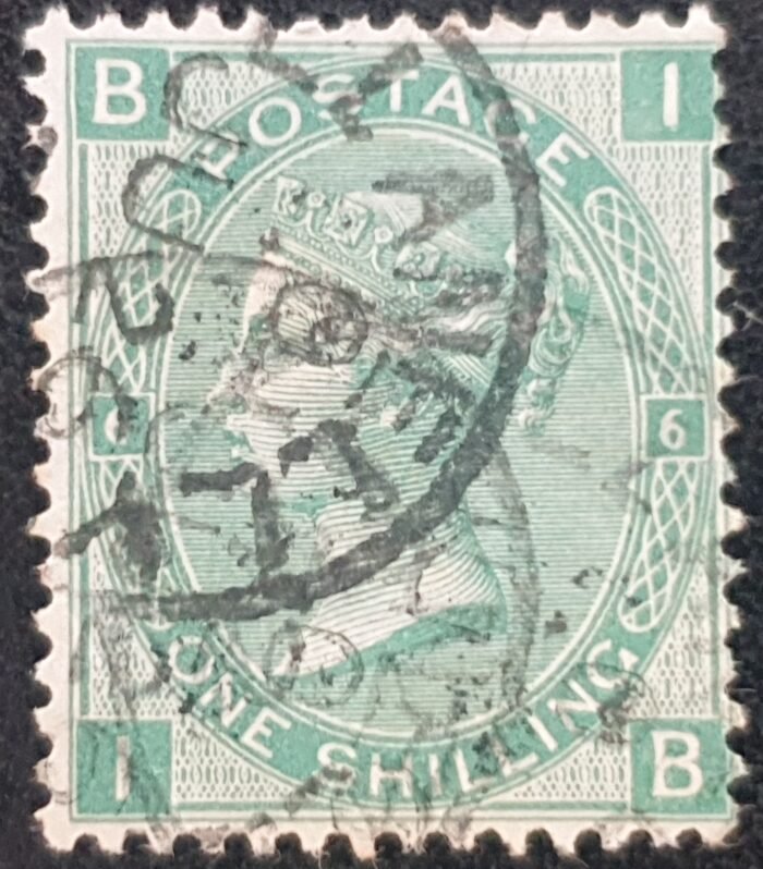 Great Britain Queen Victoria 1871 SG117 1s green IB used