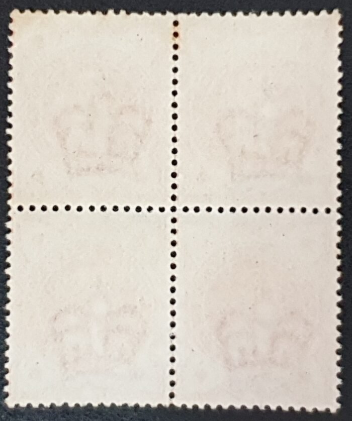 Great Britain Queen Victoria 1887 “Jubilee” SG197 ½d venetian Block of 4 LMM - Image 2